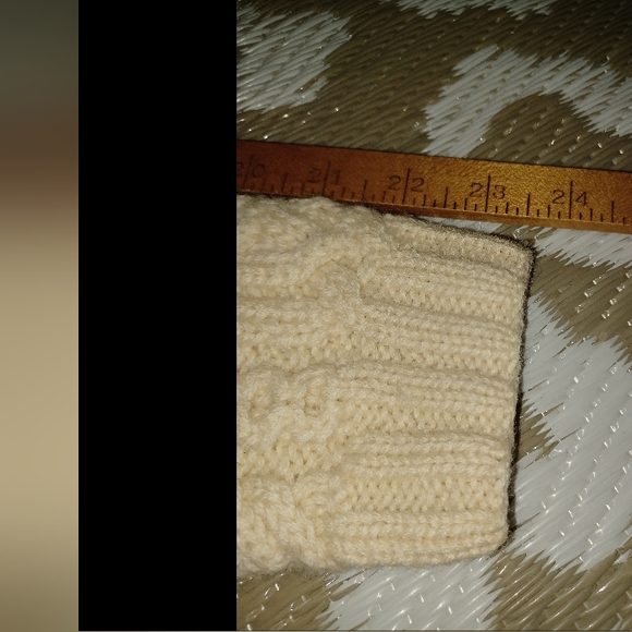 Ralph Ralph Lauren Hand Knit Cozy Cable Knit Turtleneck Sweater - Cream - Picture 8 of 14